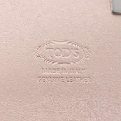 ダブルT チェーンハンドバッグ レザー ライトピンク トッズ バッグ TOD'S