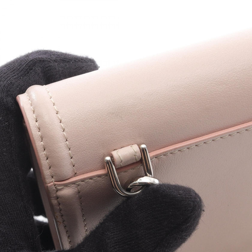 ダブルT チェーンハンドバッグ レザー ライトピンク トッズ バッグ TOD'S