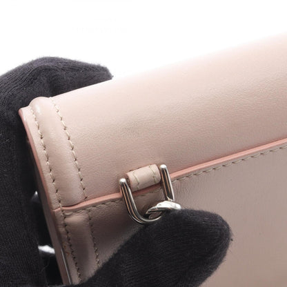 ダブルT チェーンハンドバッグ レザー ライトピンク トッズ バッグ TOD'S