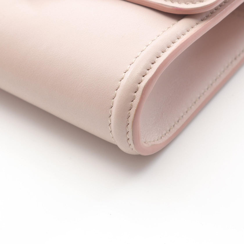 ダブルT チェーンハンドバッグ レザー ライトピンク トッズ バッグ TOD'S