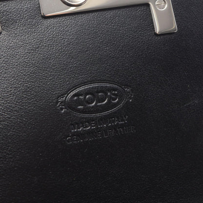 ダブルT チェーンハンドバッグ レザー ブラック トッズ バッグ TOD'S