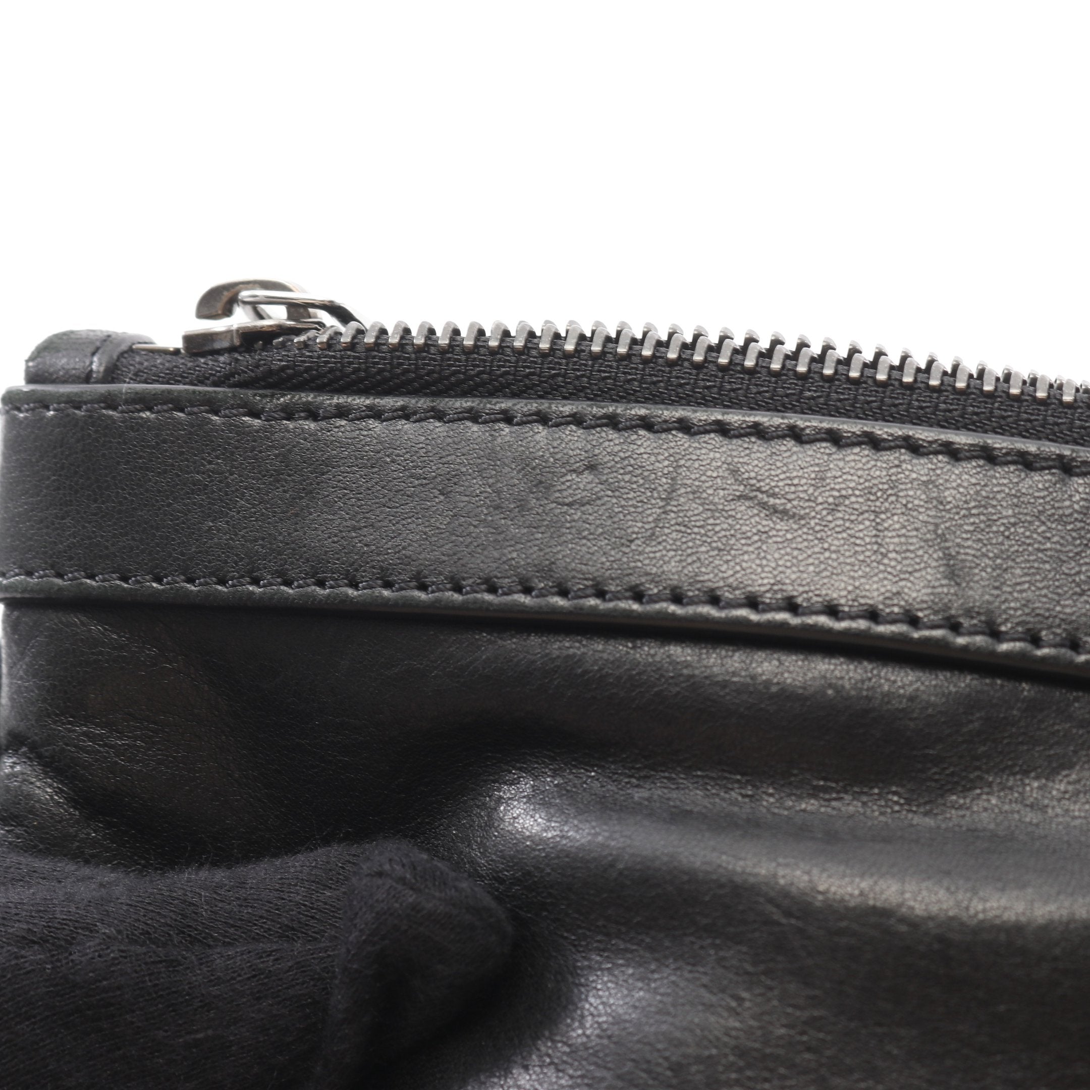 クラッチバッグ レザー ブラック マルチスタッズ ジミーチュウ