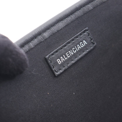 NAVY CABAS S ネイビーカバ ハンドバッグ トートバッグ キャンバス レザー ダークネイビー ブラック バレンシアガ バッグ BALENCIAGA