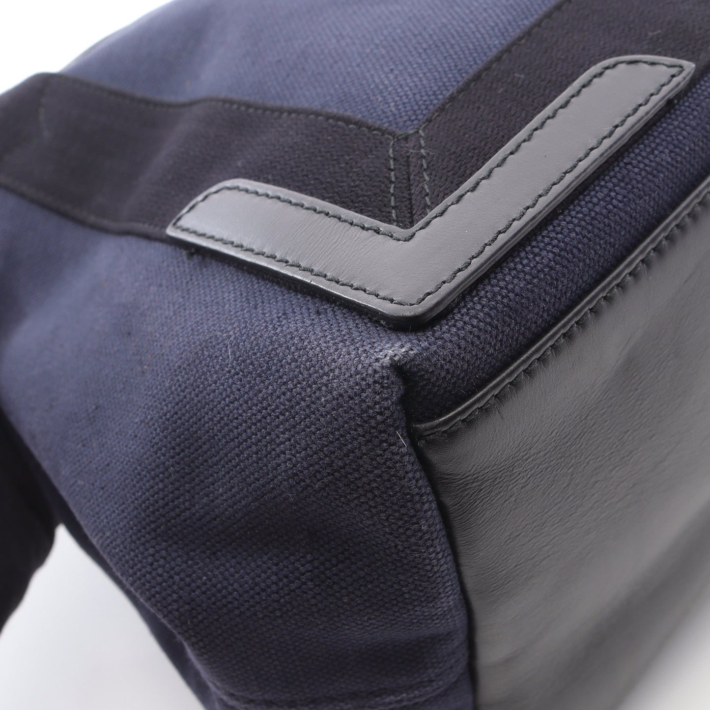 NAVY CABAS S ネイビーカバ ハンドバッグ トートバッグ キャンバス レザー ダークネイビー ブラック バレンシアガ バッグ BALENCIAGA