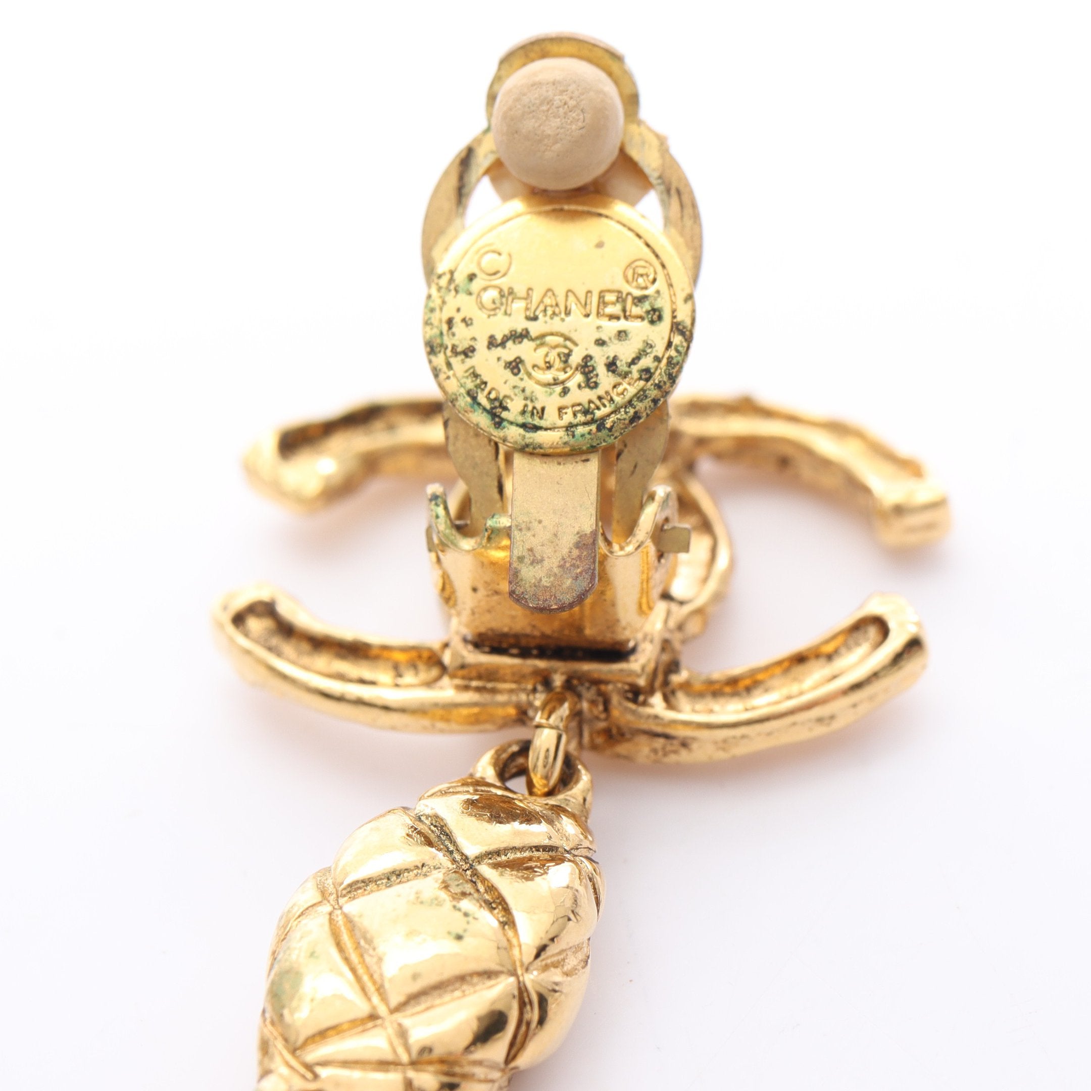 シャネル CHANEL カンボン ココマーク イヤリング GP ゴールド 31.RUE CAMBON ヴィンテージ 　メッキレディース　アクセサリー美品　人気 CHANEL（シャネル） ココマーク 31 RUE CAMBON ヴィンテージ