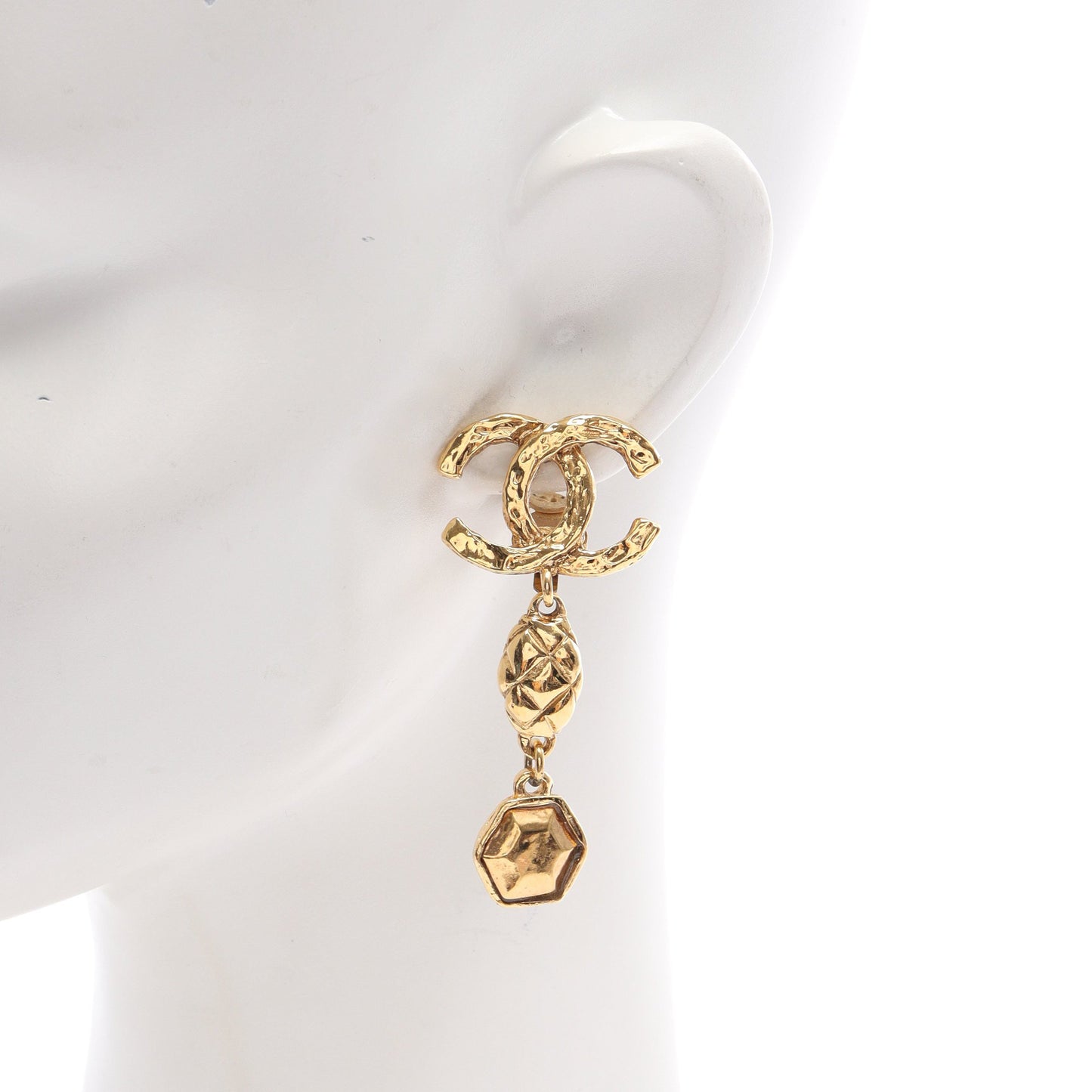 ココマーク イヤリング GP ゴールド ヴィンテージ シャネル アクセサリー CHANEL
