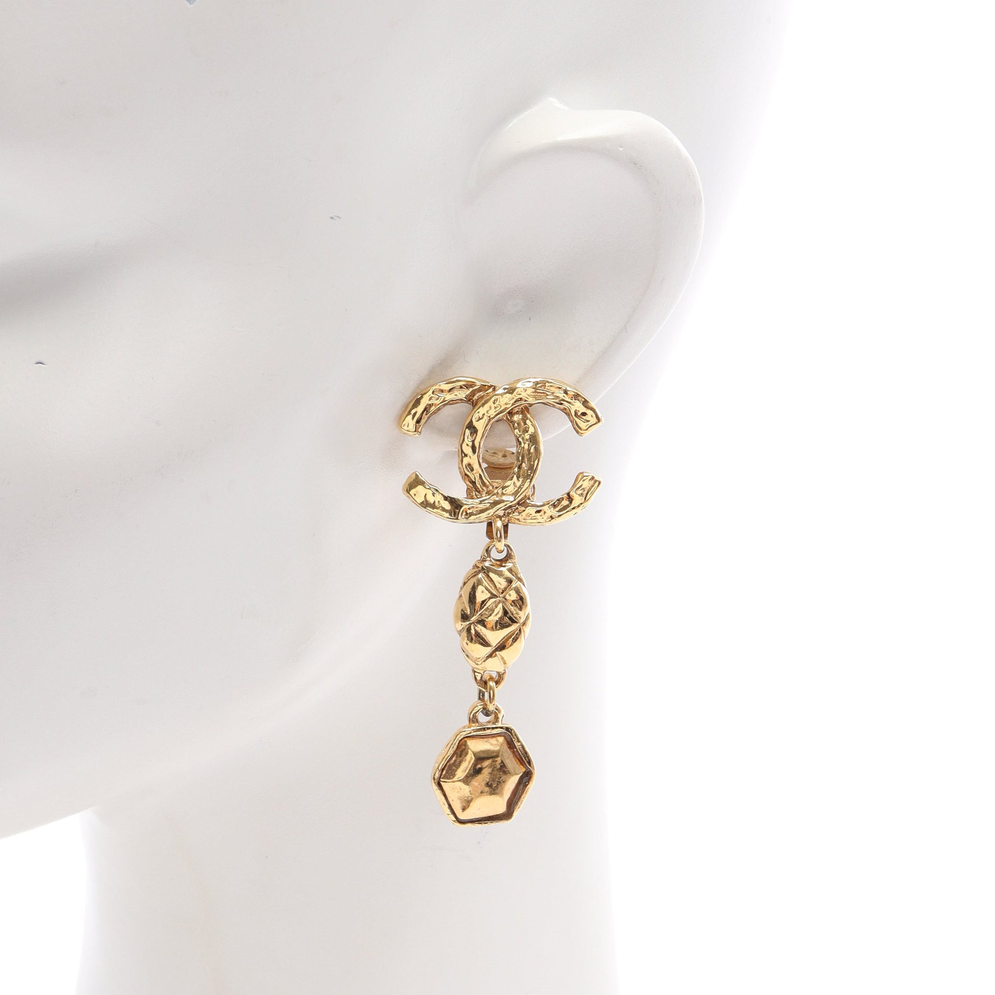 ココマーク イヤリング GP ゴールド ヴィンテージ シャネル アクセサリー CHANEL