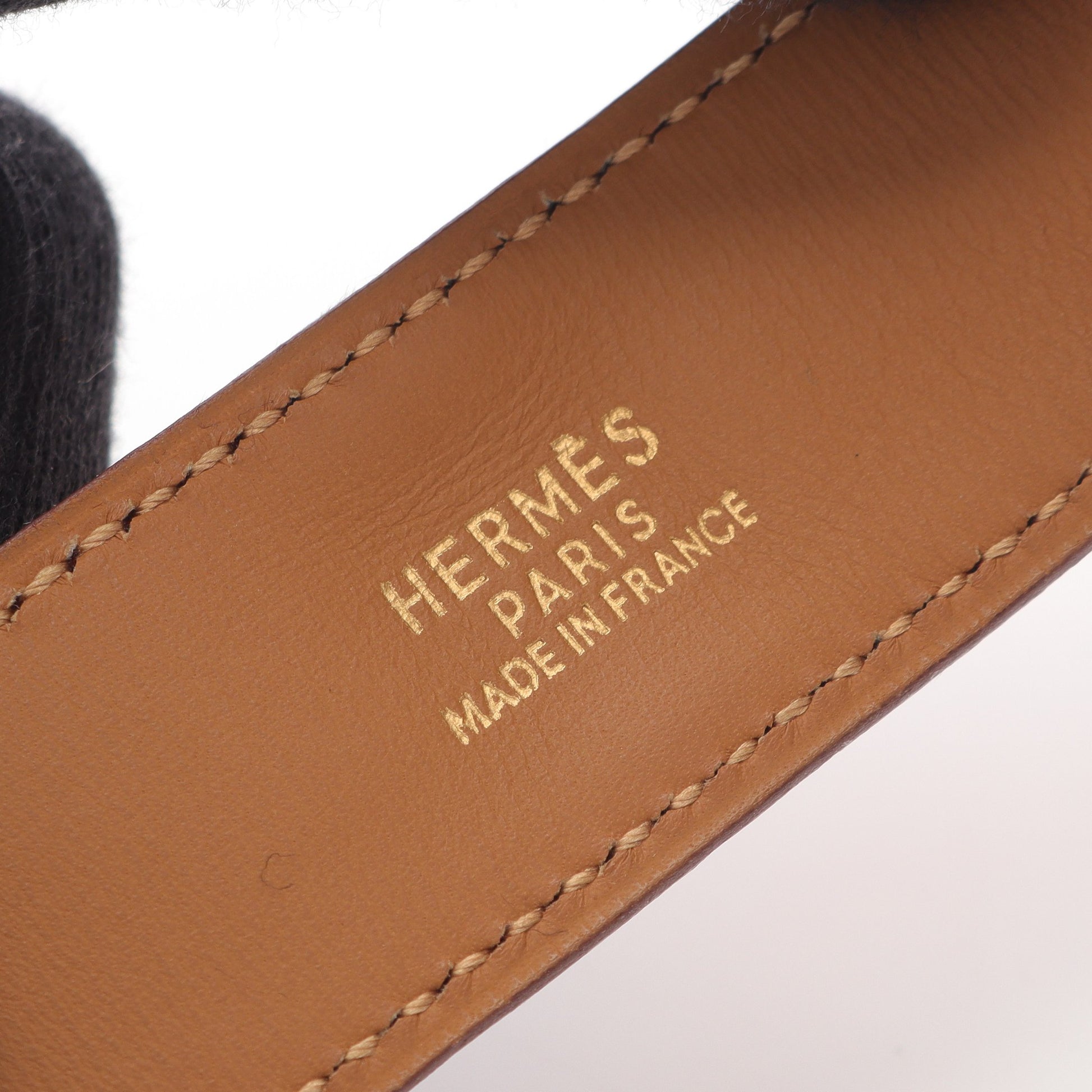 メドール ブレスレット オーストリッチ レッド ゴールド金具 エルメス アクセサリー HERMES