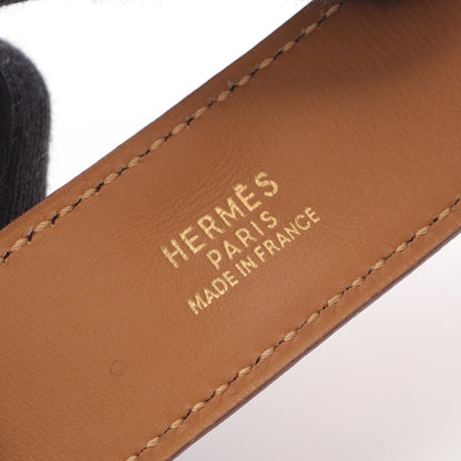 メドール ブレスレット オーストリッチ レッド ゴールド金具 エルメス アクセサリー HERMES
