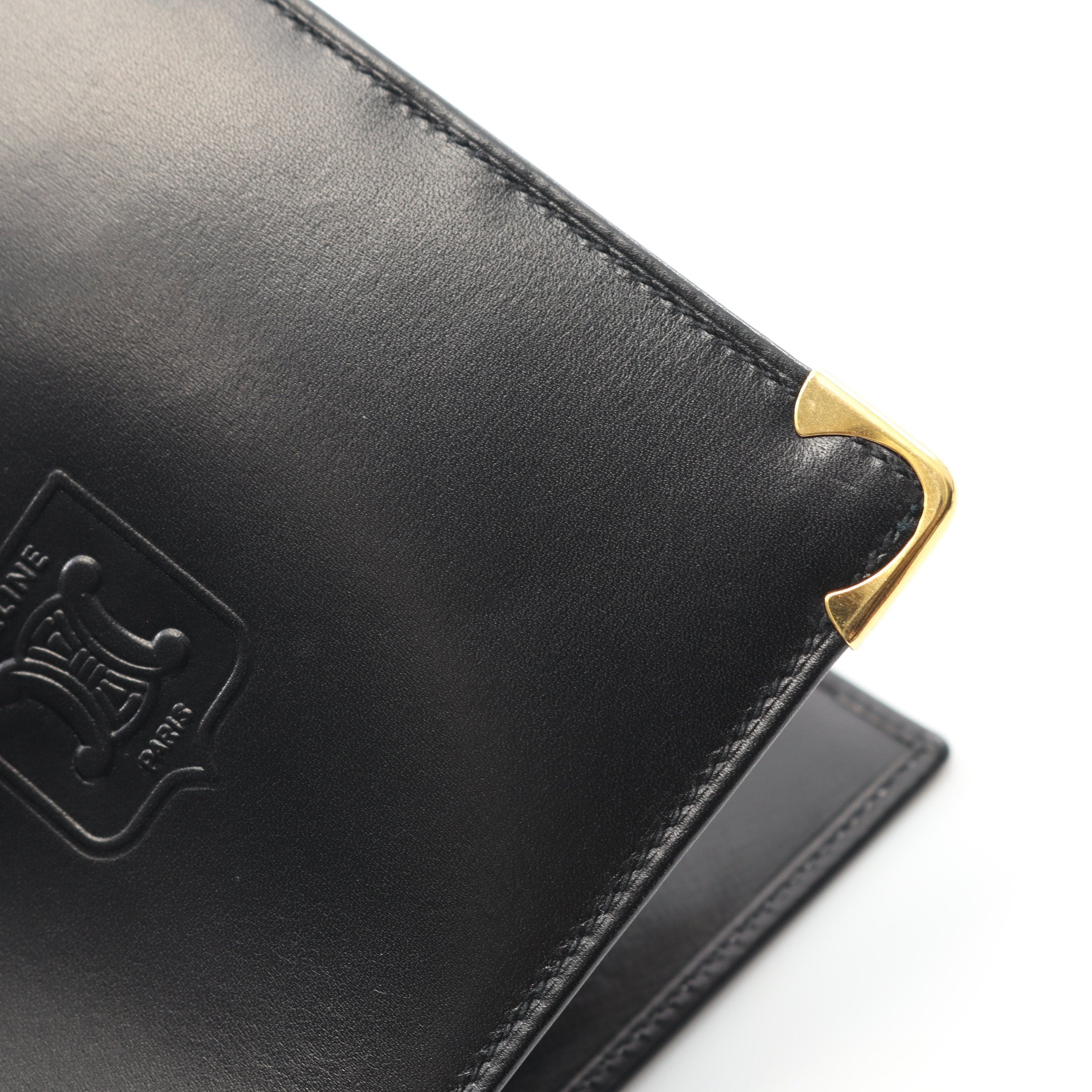 トリオンフ 二つ折り財布 レザー ブラック セリーヌ – RECLO