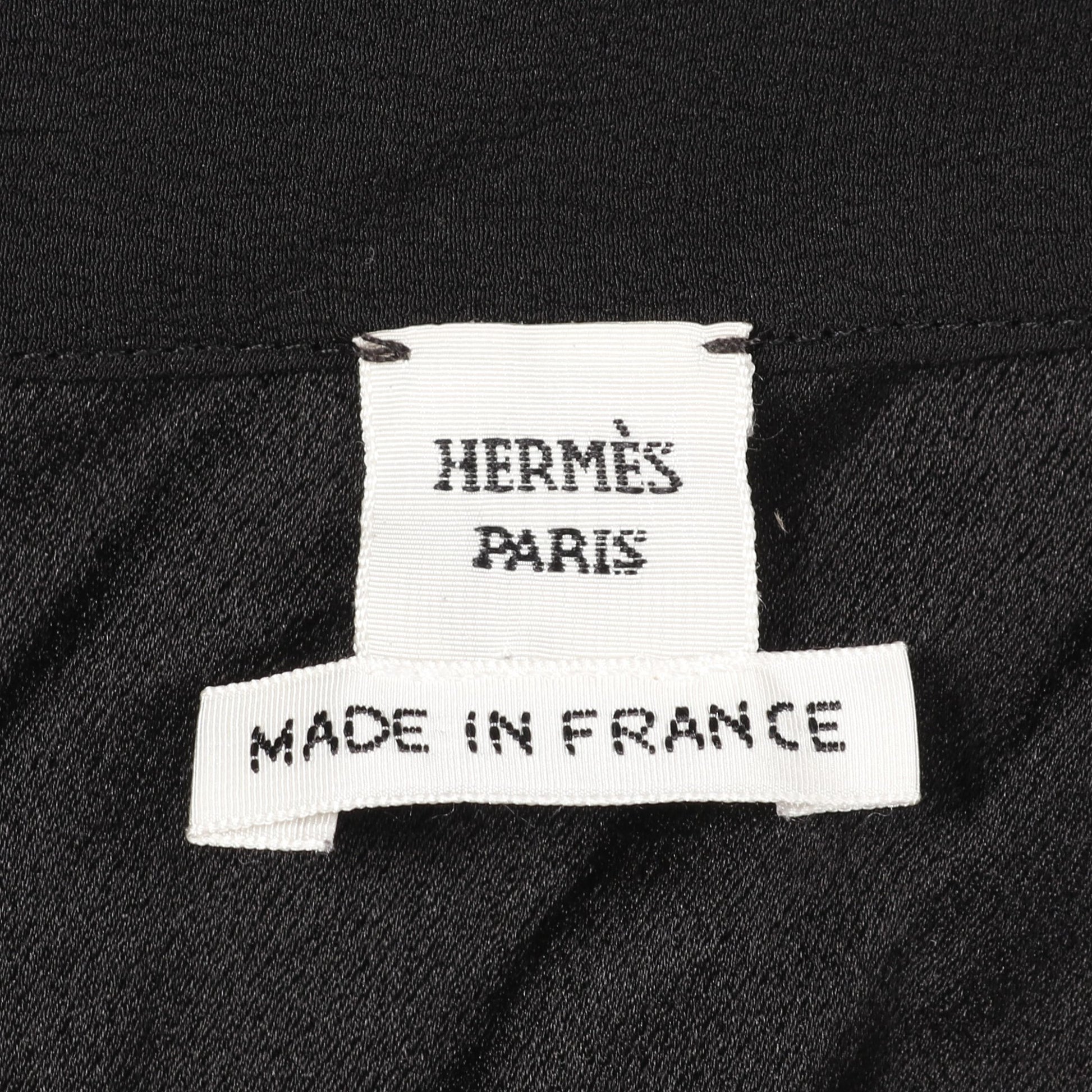 ワンピース シルク ブラック エルメス ワンピース HERMES