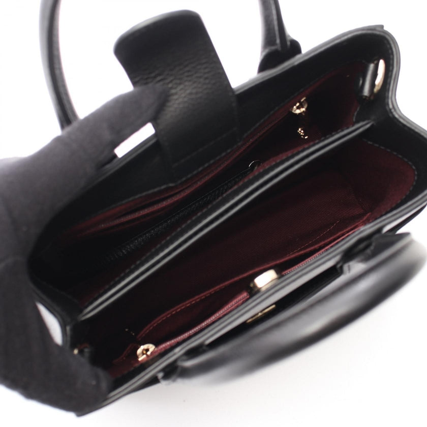 ショルダーバッグ ネオ エグゼクティブ トート スモール ハンドバッグ レザー ブラック ゴールド金具 2WAY シャネル バッグ CHANEL