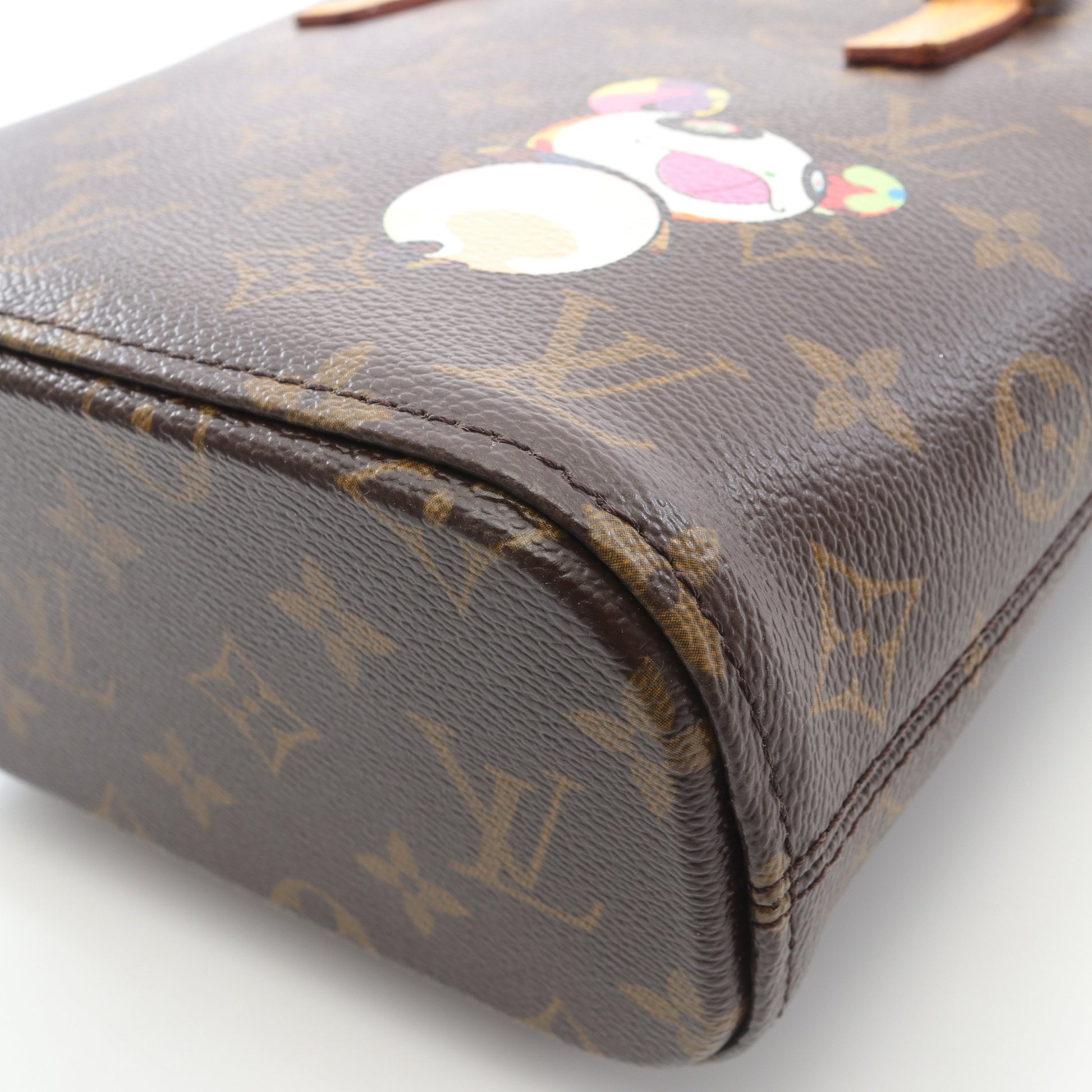 ヴァヴァンPM モノグラムパンダ ハンドバッグ PVC レザー ブラウン マルチカラー 村上隆 ルイヴィトン バッグ LOUIS VUITTON