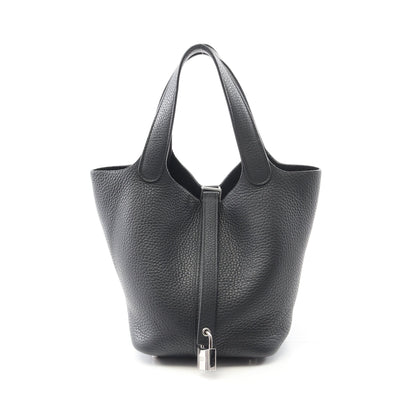 ピコタンロックPM ハンドバッグ トリヨンクレマンス ブラック シルバー金具 Y刻印 エルメス バッグ HERMES