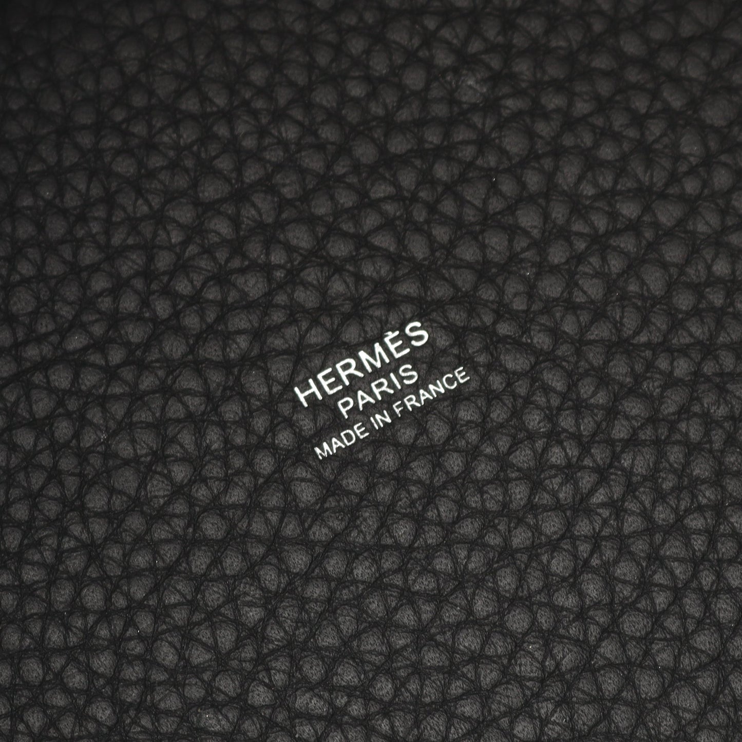 ピコタンロックPM ハンドバッグ トリヨンクレマンス ブラック シルバー金具 Y刻印 エルメス バッグ HERMES