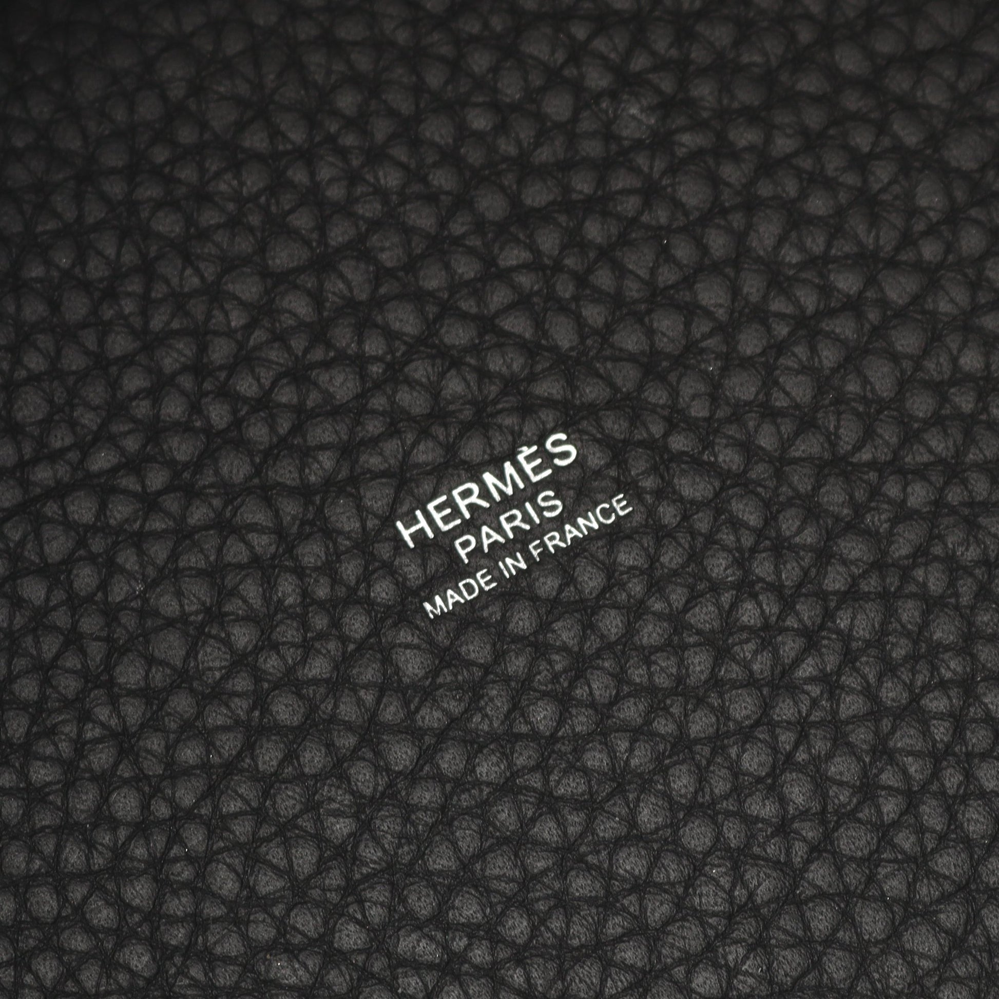 ピコタンロックPM ハンドバッグ トリヨンクレマンス ブラック シルバー金具 Y刻印 エルメス バッグ HERMES