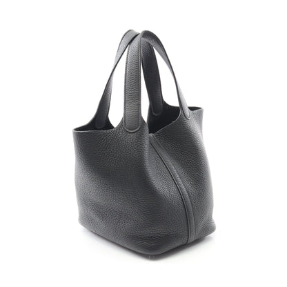 ピコタンロックPM ハンドバッグ トリヨンクレマンス ブラック シルバー金具 Y刻印 エルメス バッグ HERMES