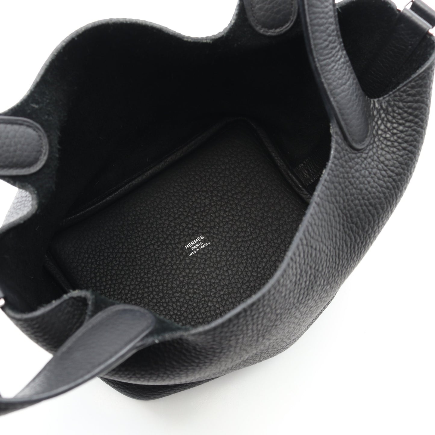 ピコタンロックPM ハンドバッグ トリヨンクレマンス ブラック シルバー金具 Y刻印 エルメス バッグ HERMES