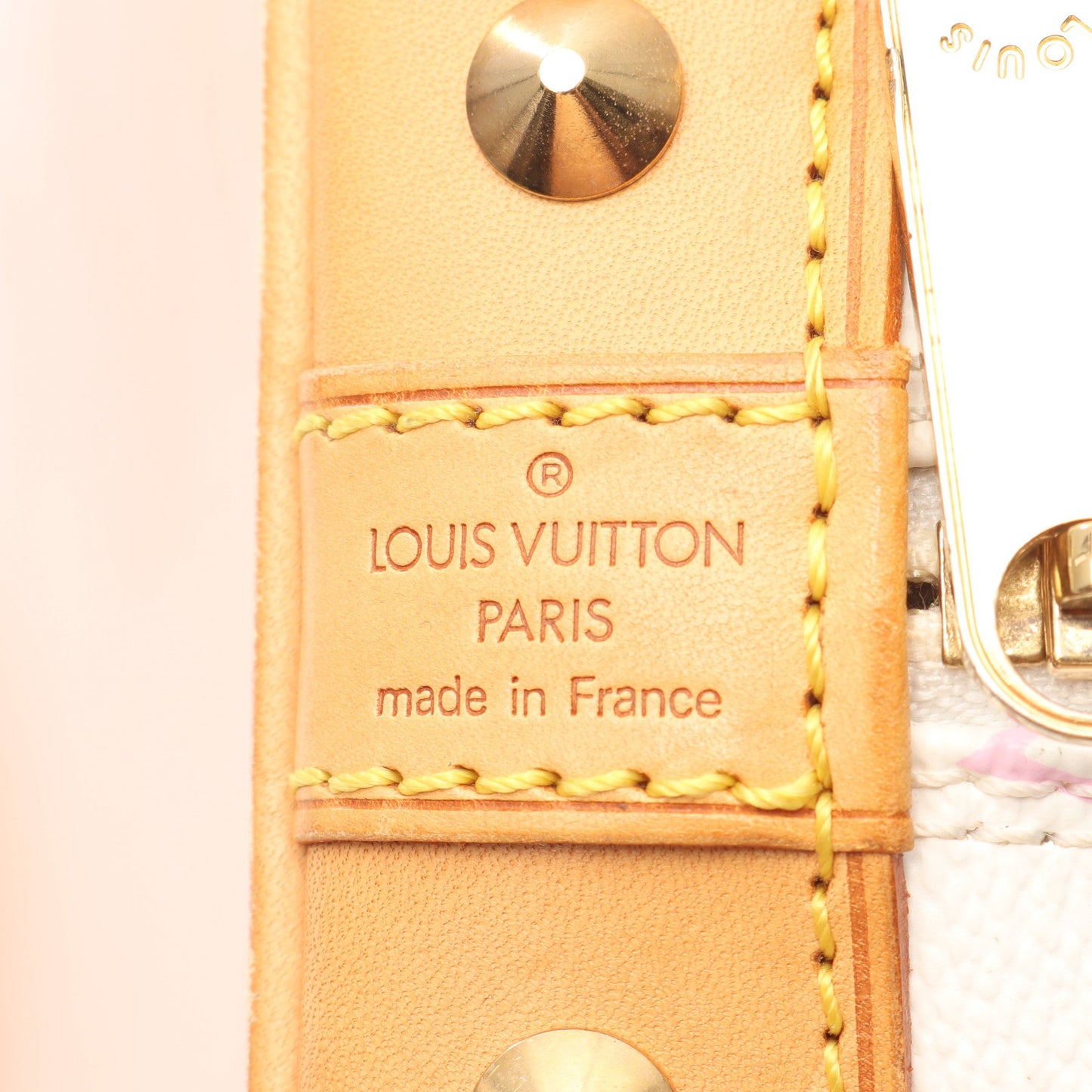 アルマ モノグラムマルチカラー ブロン ハンドバッグ PVC レザー ホワイト ルイヴィトン バッグ LOUIS VUITTON