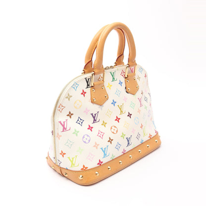 アルマ モノグラムマルチカラー ブロン ハンドバッグ PVC レザー ホワイト ルイヴィトン バッグ LOUIS VUITTON