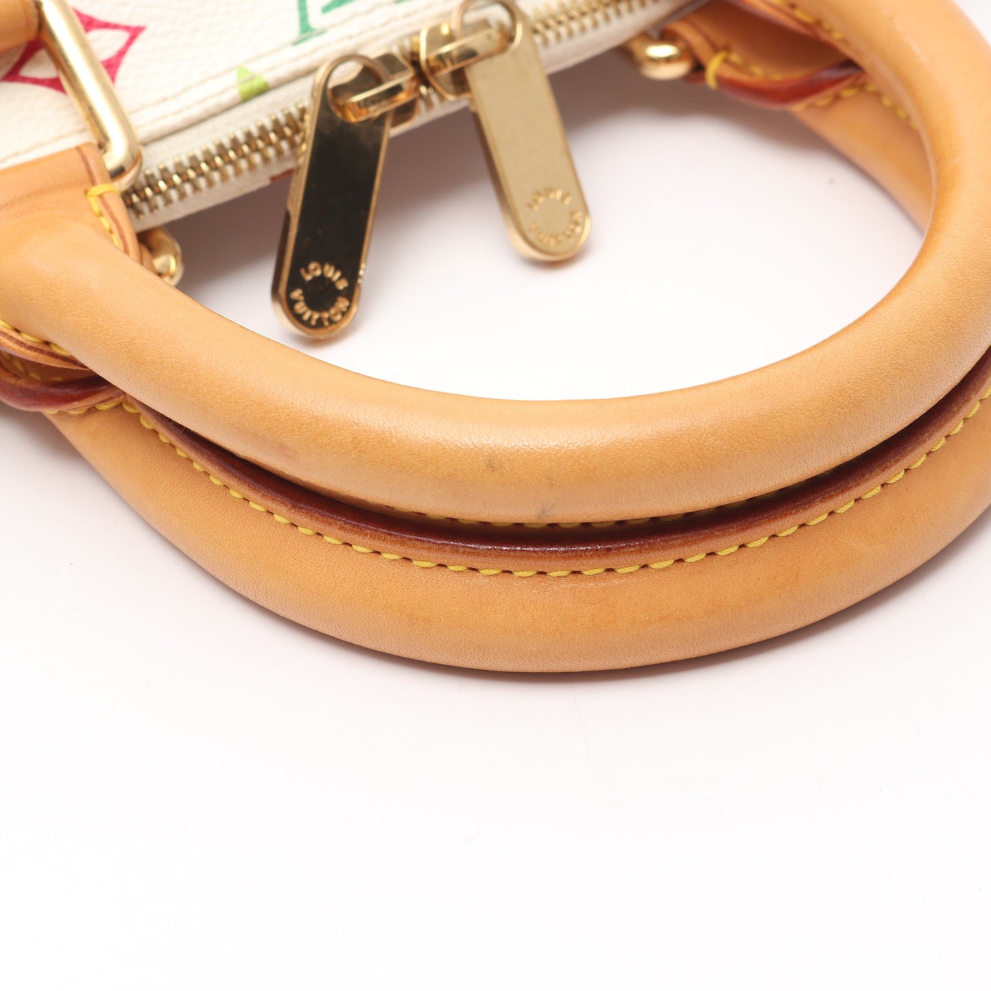 アルマ モノグラムマルチカラー ブロン ハンドバッグ PVC レザー ホワイト ルイヴィトン バッグ LOUIS VUITTON