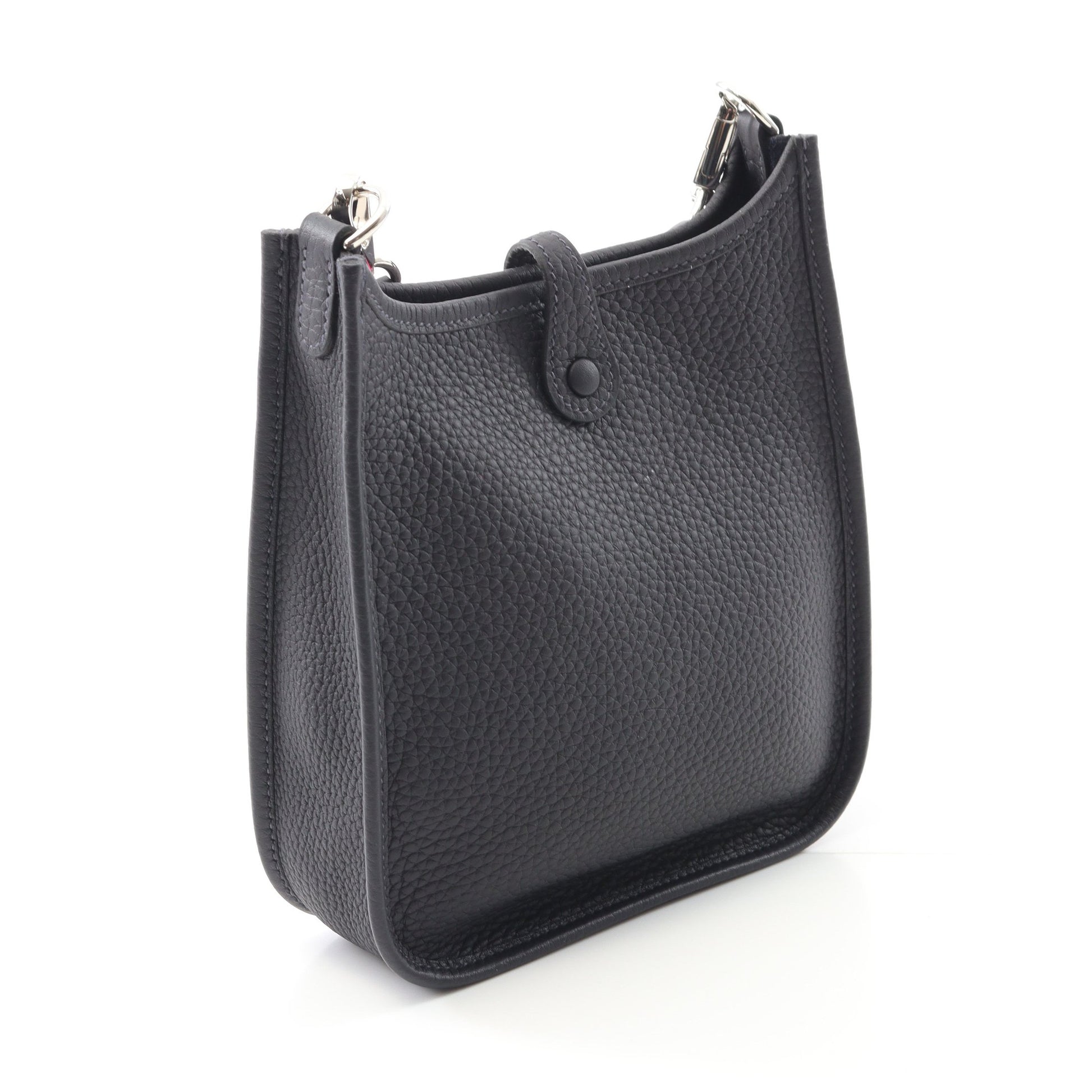 エヴリンTPM キャバン ショルダーバッグ トリヨンクレマンス ダークネイビー シルバー金具 B刻印 エルメス バッグ HERMES