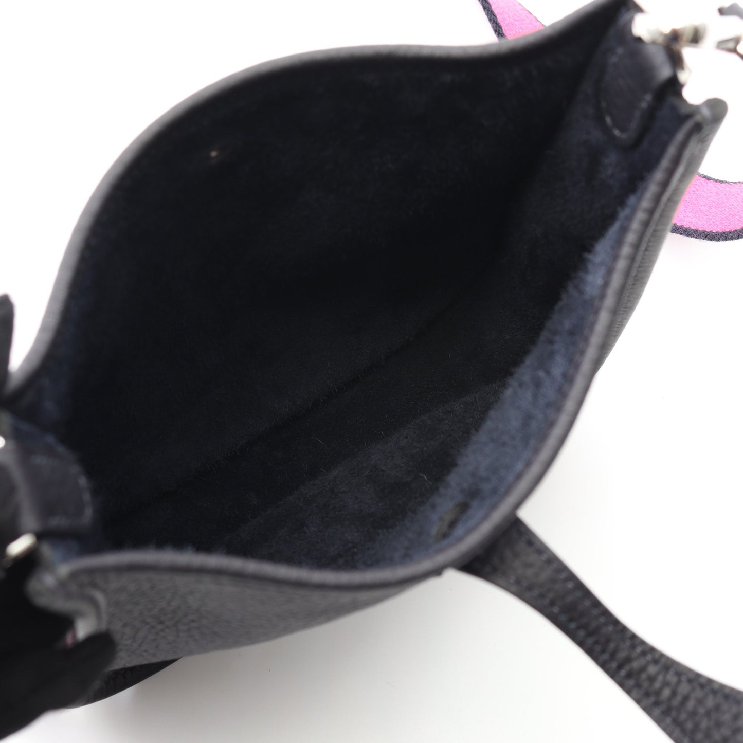 エヴリンTPM キャバン ショルダーバッグ トリヨンクレマンス ダークネイビー シルバー金具 B刻印 エルメス バッグ HERMES