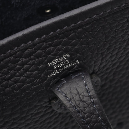 エヴリンTPM キャバン ショルダーバッグ トリヨンクレマンス ダークネイビー シルバー金具 B刻印 エルメス バッグ HERMES
