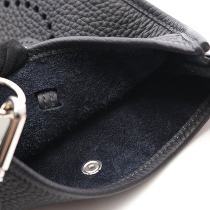 エヴリンTPM キャバン ショルダーバッグ トリヨンクレマンス ダークネイビー シルバー金具 B刻印 エルメス バッグ HERMES