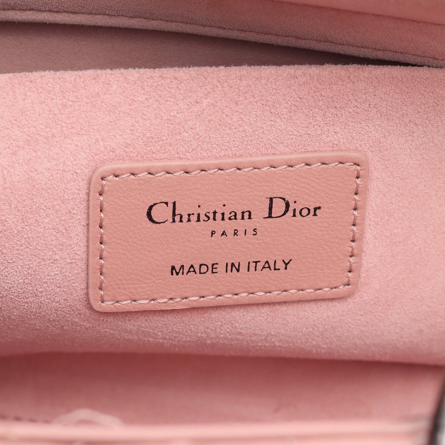 Lady D-Joy ミディアム カナージュ ハンドバッグ レザー コーラルピンク 3WAY クリスチャンディオール バッグ Christian Dior