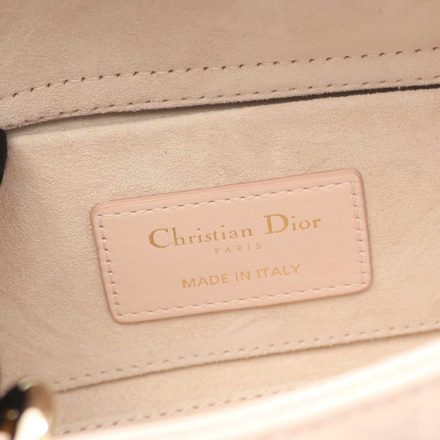 Lady D-Joy スモール カナージュ ハンドバッグ レザー ライトピンク 3WAY クリスチャンディオール バッグ Christian Dior