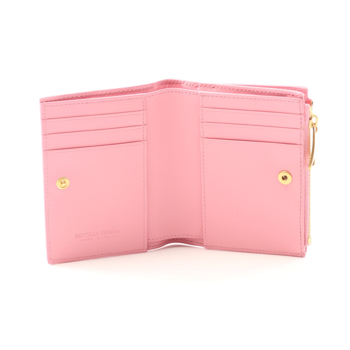 イントレチャート 二つ折り財布 レザー ピンク ボッテガヴェネタ – RECLO 