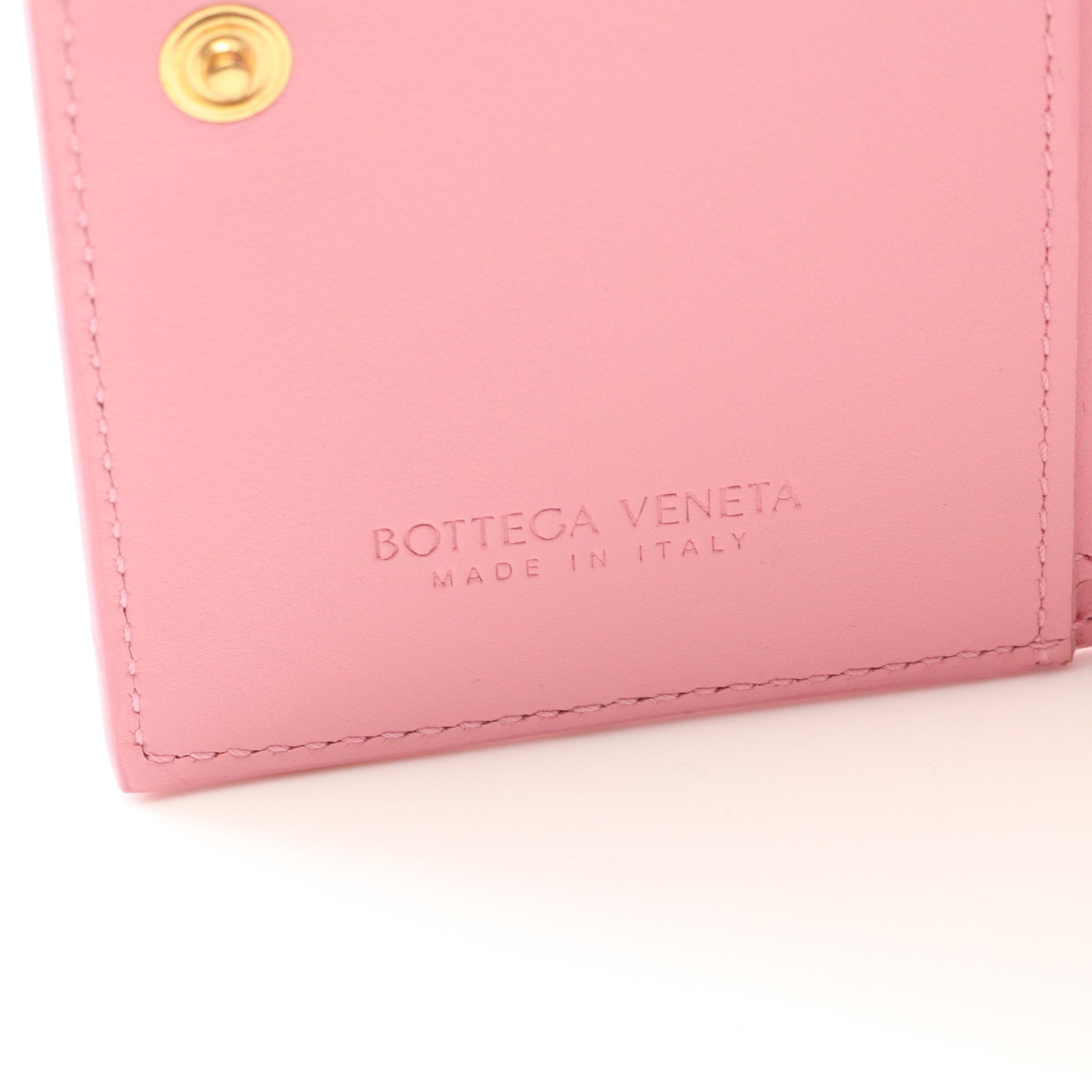イントレチャート 二つ折り財布 レザー ピンク ボッテガヴェネタ – RECLO 