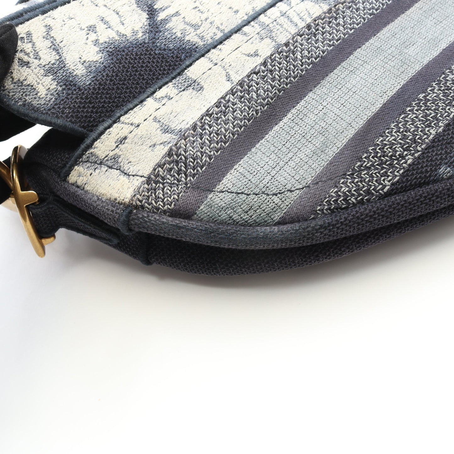 サドルバッグ ハンドバッグ キャンバス ネイビー マルチカラー タイダイ 2WAY クリスチャンディオール バッグ Christian Dior