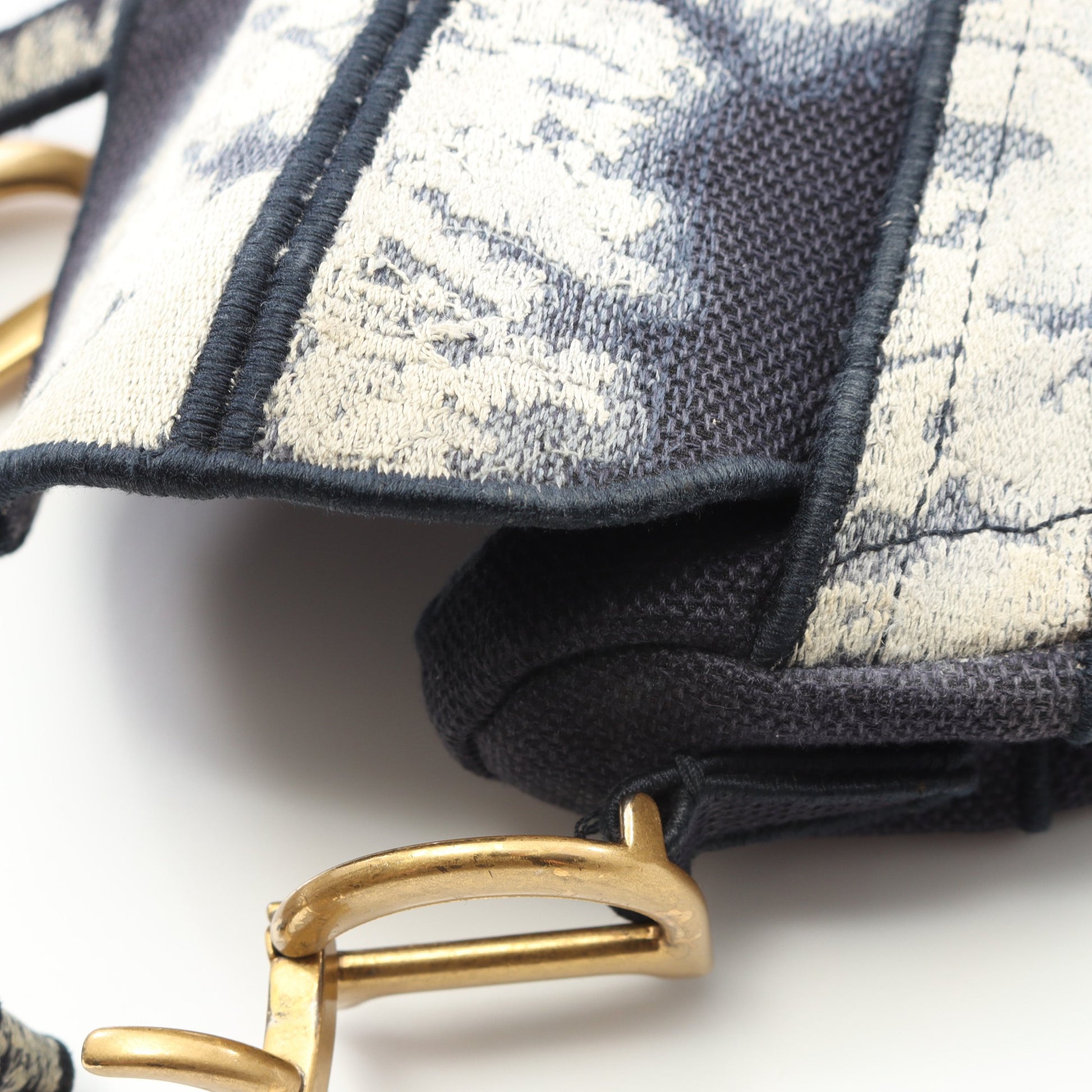 サドルバッグ ハンドバッグ キャンバス ネイビー マルチカラー タイダイ 2WAY クリスチャンディオール バッグ Christian Dior