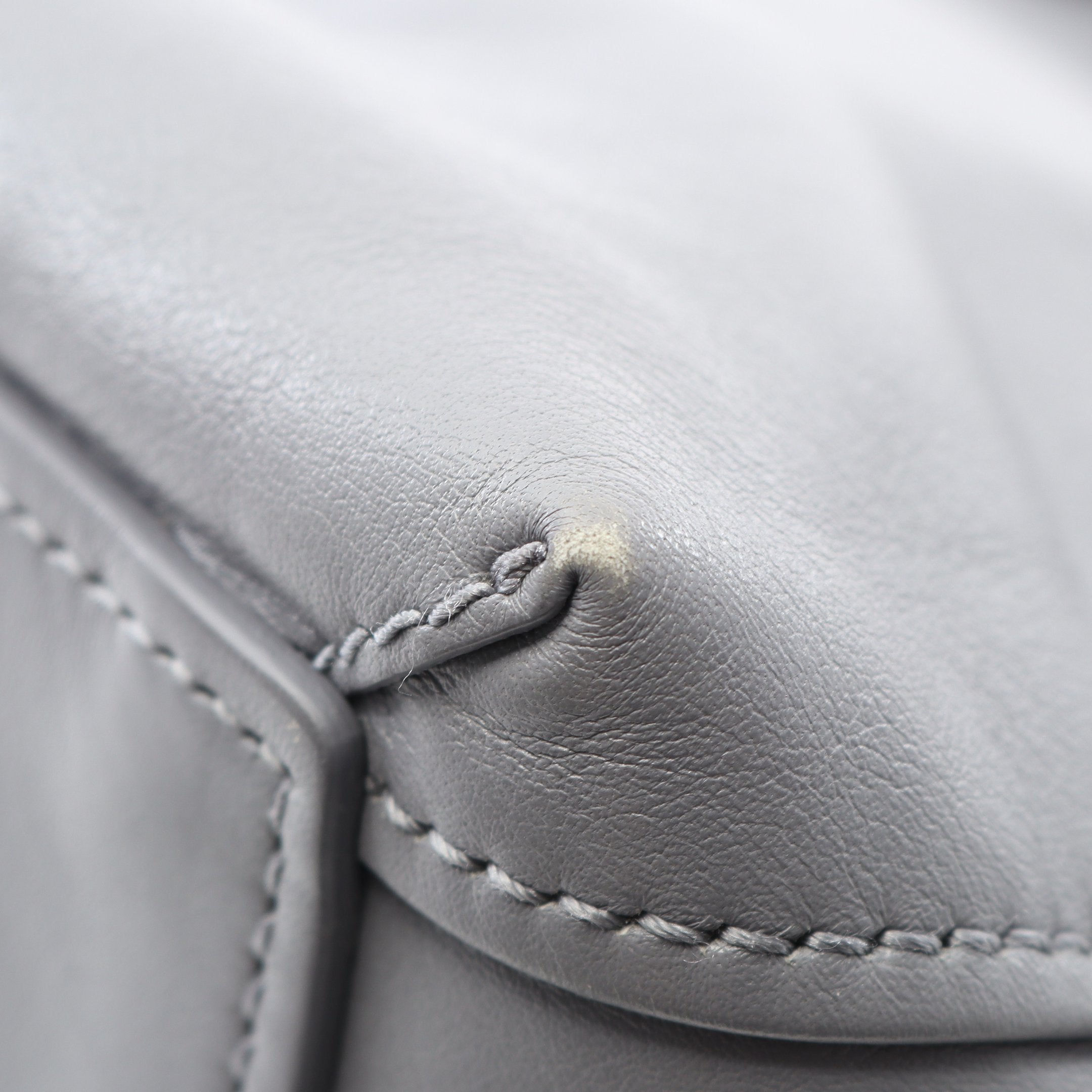 ランドリーカバXS ハンドバッグ レザー グレー 2WAY バレンシアガ – RECLO