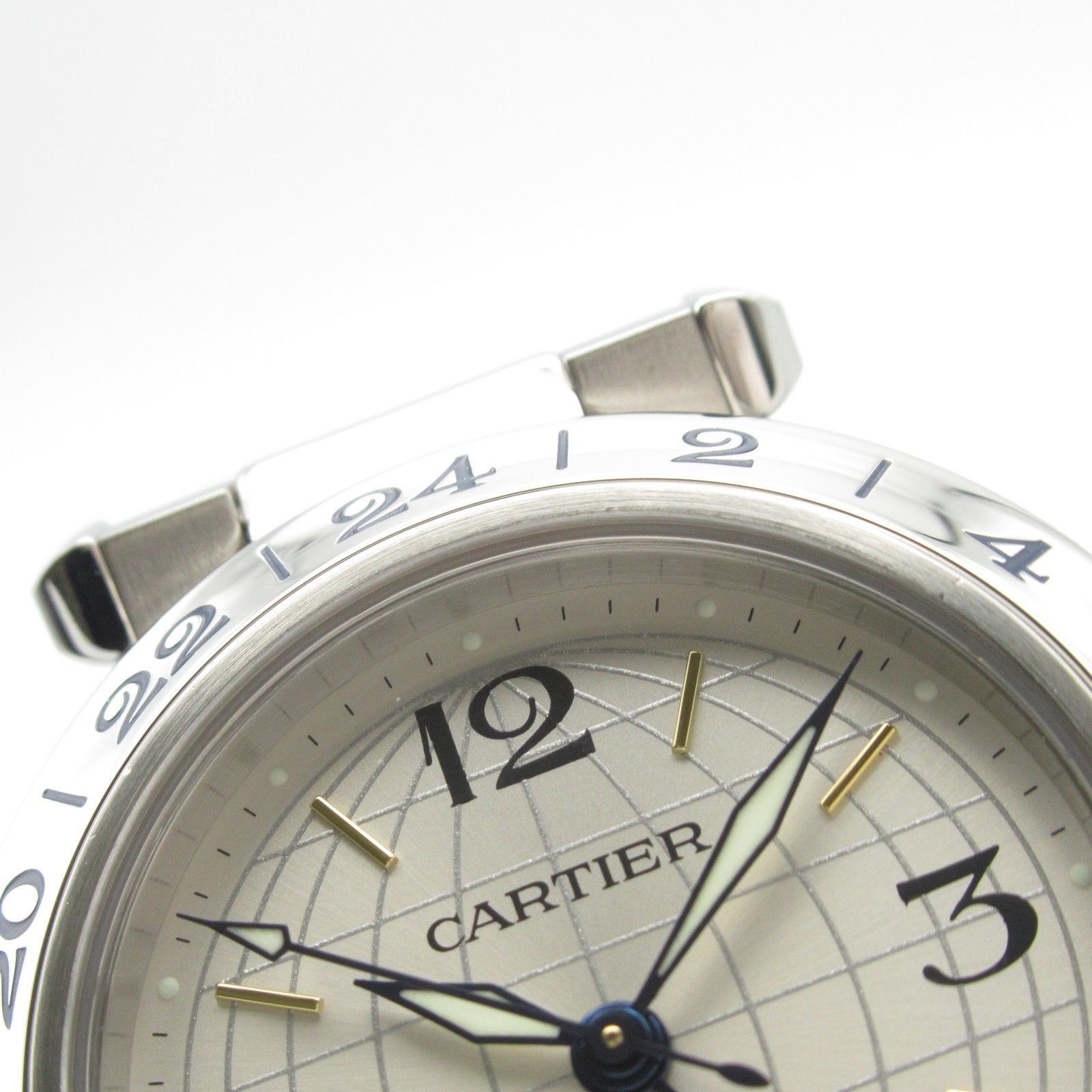 カルティエ　パシャ　メリディアン　シルバー　ステンレス　Cartier 腕時計 カルティエパシャメリディアンシルバーステンレスCartier 腕時計