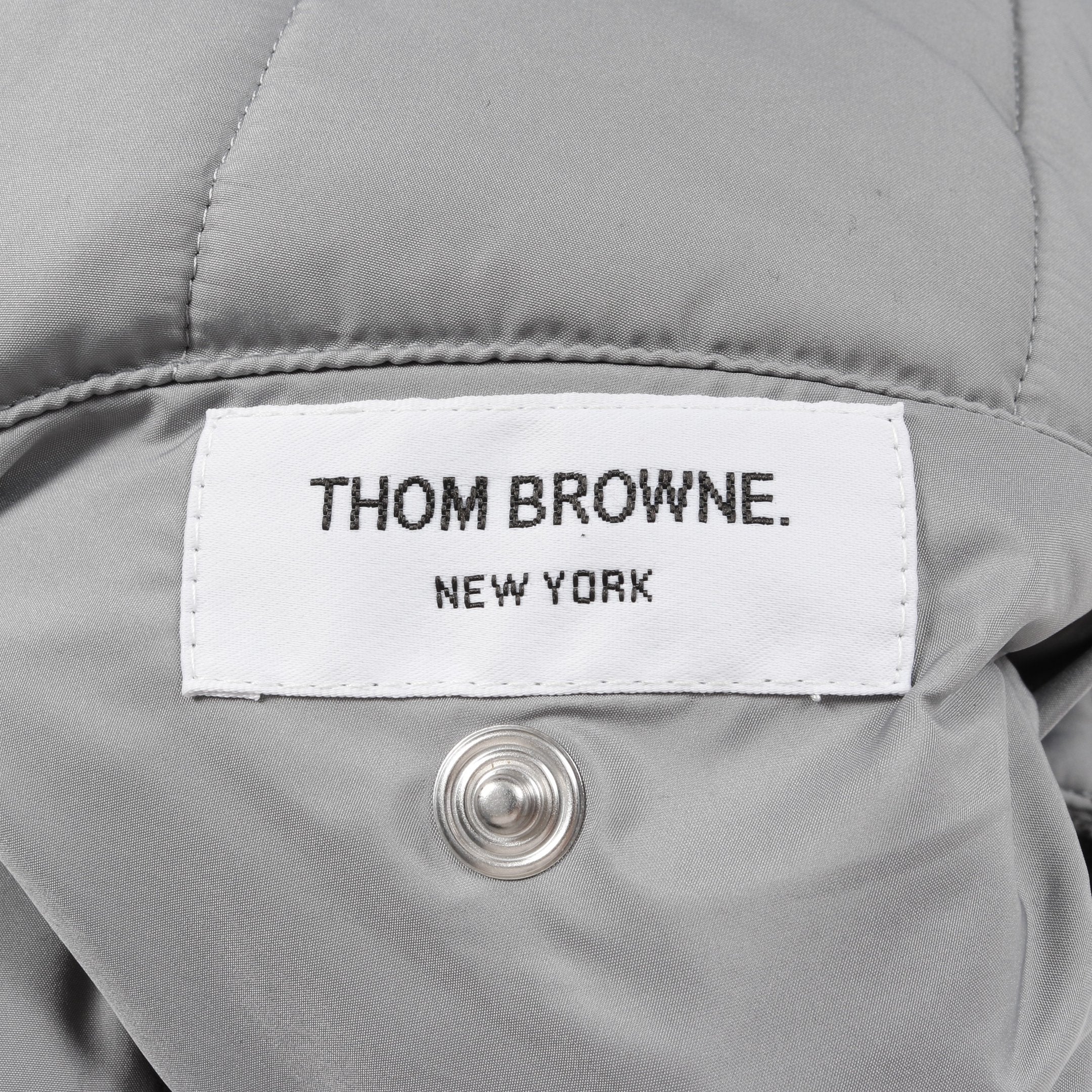 4BAR リバーシブル パデットベスト ジレ ベスト ウール グレー