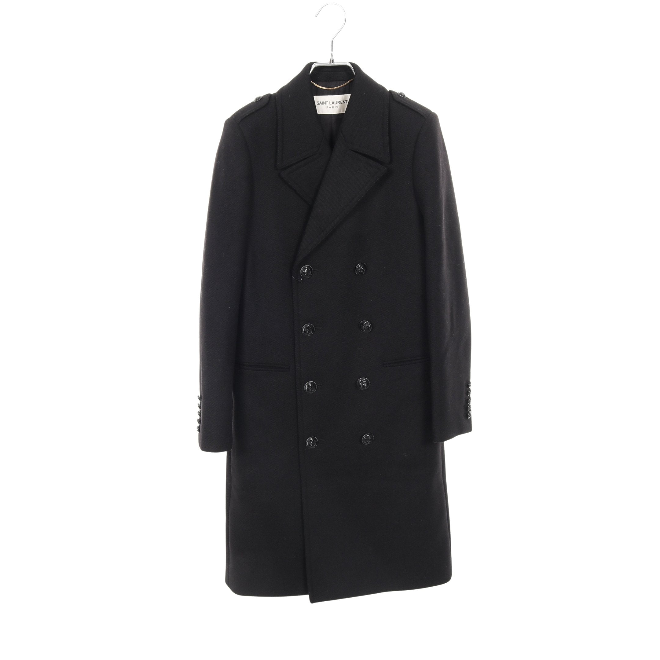 ブラック ダブルブレスト チェスターコート 【公式通販】