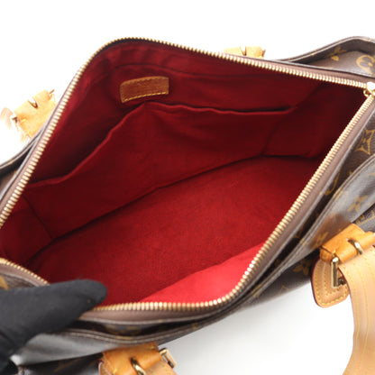 ミュルティプリシテ モノグラム ハンドバッグ PVC レザー ブラウン ルイヴィトン バッグ LOUIS VUITTON