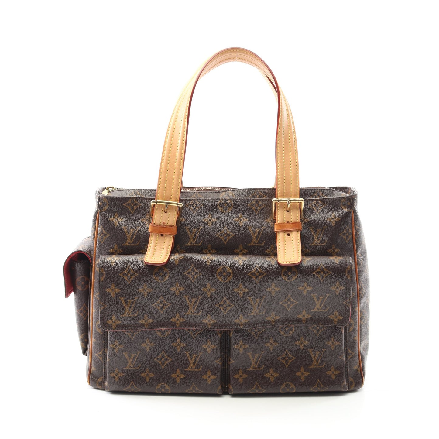 ミュルティプリシテ モノグラム ハンドバッグ PVC レザー ブラウン ルイヴィトン バッグ LOUIS VUITTON