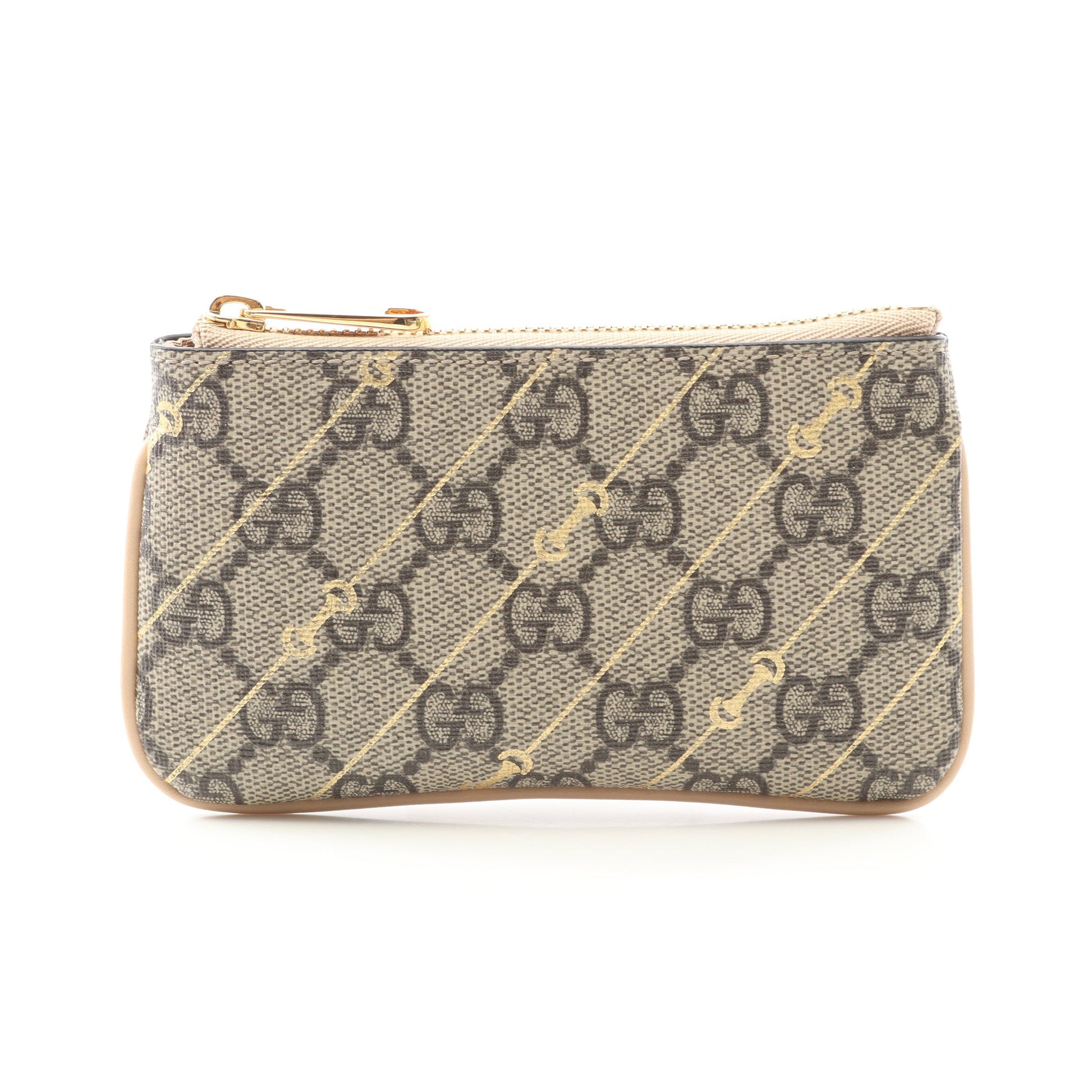 ホースビット GGスプリーム コインケース PVC レザー ベージュ キーリング付き グッチ – RECLO