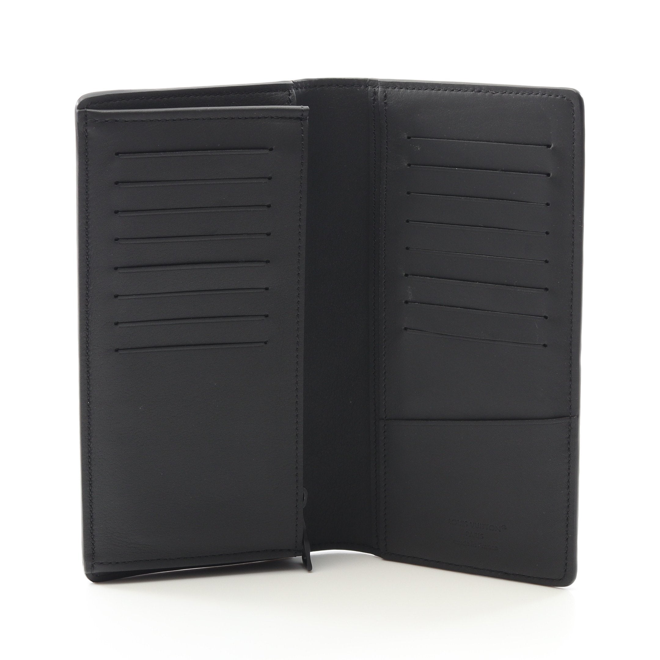 ルイヴィトン エンボス加工 モノグラム レザーウォレット 長財布 ブラック ルイヴィトン エンボス加工 モノグラム レザーウォレット 長財布