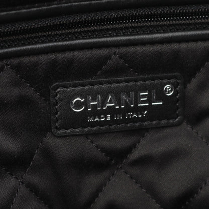 マトラッセ シャネル22 スモール チェーンショルダーバッグ レザー ブラック シルバー金具 シャネル バッグ CHANEL