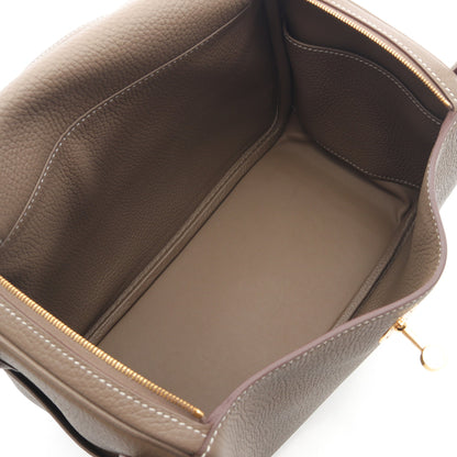 リンディ26 エトゥープ ショルダーバッグ トリヨンクレマンス グレーブラウン ゴールド金具 Y刻印 エルメス バッグ HERMES