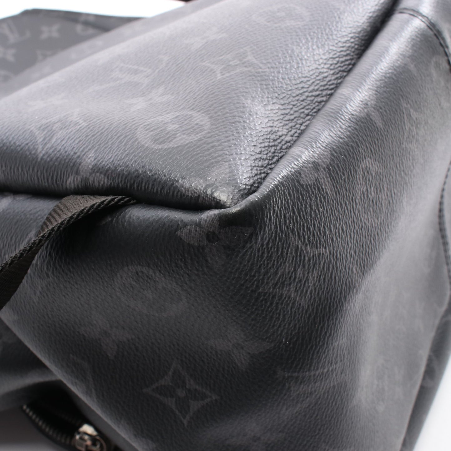 アポロ モノグラムエクリプス バックパック リュックサック PVC レザー ブラック ルイヴィトン バッグ LOUIS VUITTON