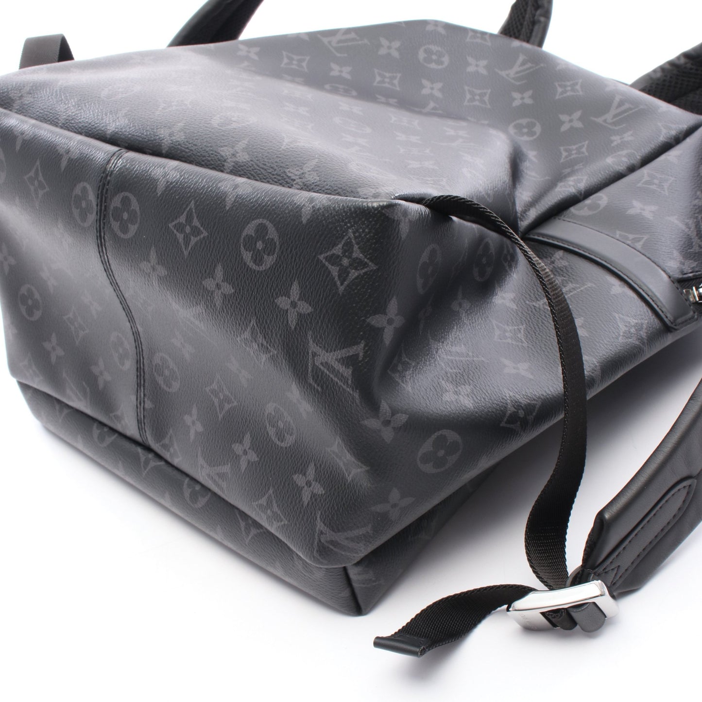 アポロ モノグラムエクリプス バックパック リュックサック PVC レザー ブラック ルイヴィトン バッグ LOUIS VUITTON