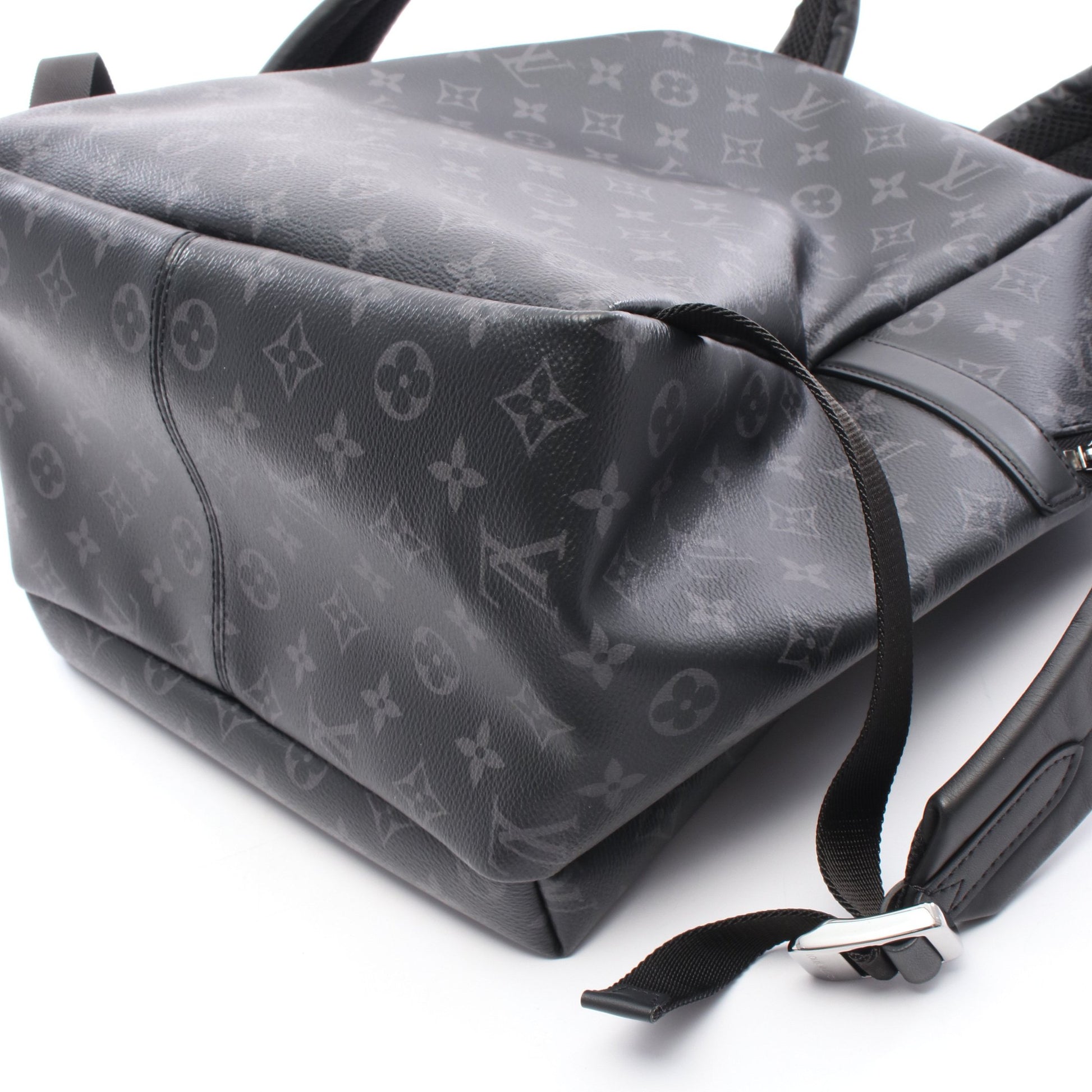 アポロ モノグラムエクリプス バックパック リュックサック PVC レザー ブラック ルイヴィトン バッグ LOUIS VUITTON
