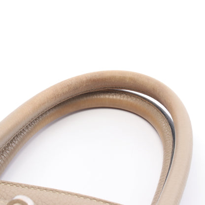 バーキン35 トレンチ ハンドバッグ トゴ グレーベージュ シルバー金具 □O刻印 エルメス バッグ HERMES