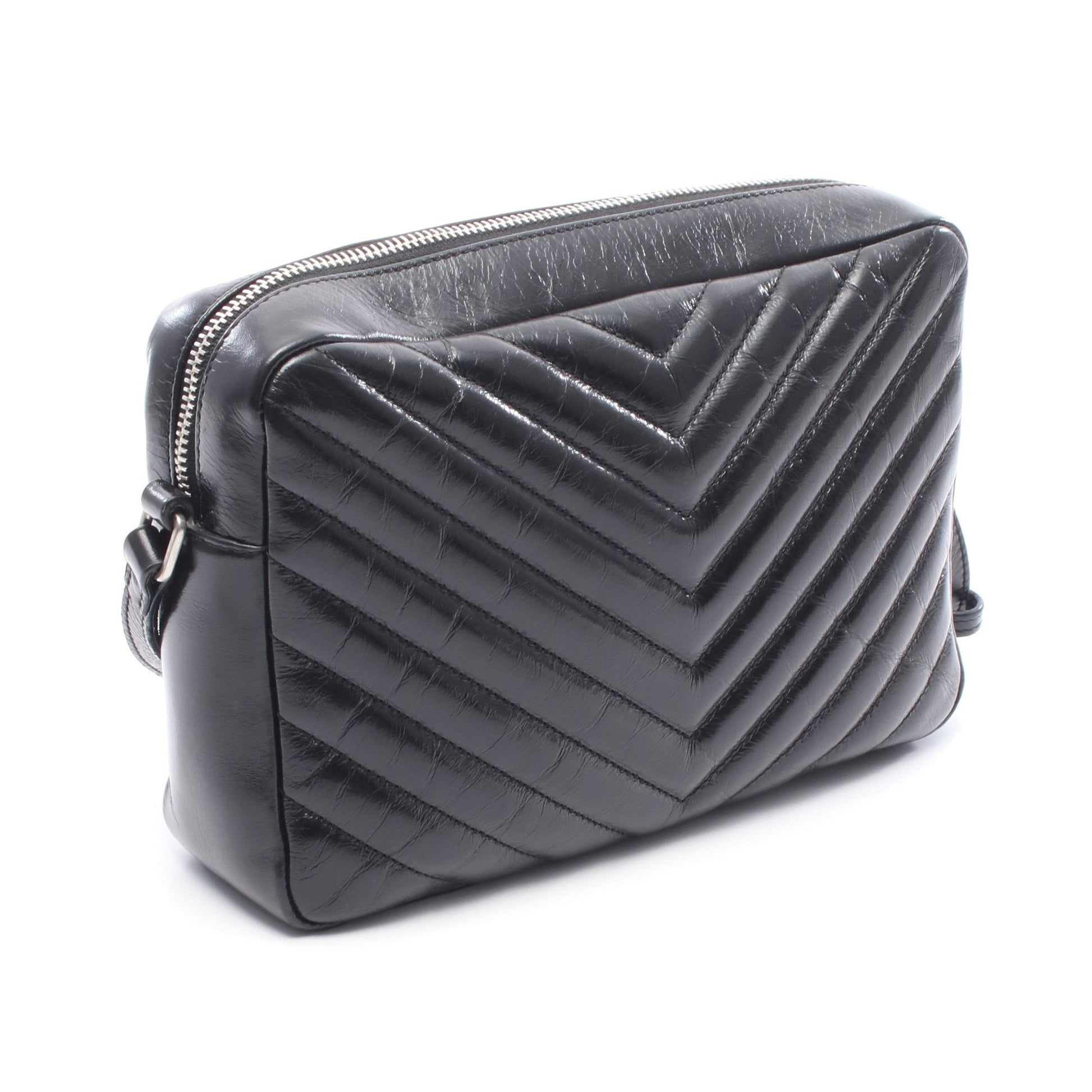 LOU CAMERA BAG ルー カメラバッグ ショルダーバッグ レザー ブラック 